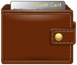 Wallet with Credit Card PNG Clipart - Best WEB Clipart