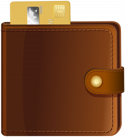 Wallet with Credit Card Transparent PNG Clip Art | Gallery ...