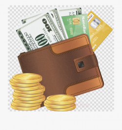 Cash Png Wallet - Wallet With Money Clipart - Download ...