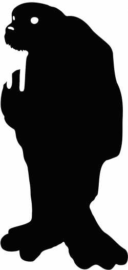 Walrus silhouette by morsual on DeviantArt