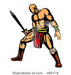 Warrior Clipart #85178 - Illustration by patrimonio