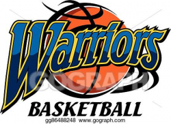 Vector Art - Warriors basketball. Clipart Drawing gg86488248 ...