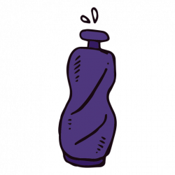 Basketball water bottle cartoon - Transparent PNG & SVG vector