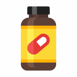 Supplement Bottle Icon - free download, PNG and vector