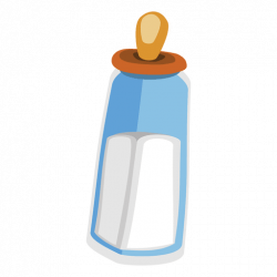Cartoon baby bottle - Transparent PNG & SVG vector