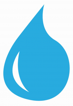 67675921 Water Drop And Spill Icon Outline Illustration Of Vector ...