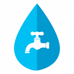 Water drop tap icon - Transparent PNG & SVG vector