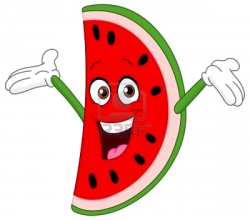 Stock Vector | Anything watermelon | Watermelon cartoon ...