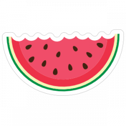 Half Eaten Watermelon Slice