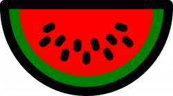 Clipart - Watermelon icon
