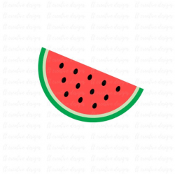 Watermelon SVG, Watermelon Clipart, Summer SVG, Cricut Cutting Files,  Silhouette Cutting Files, SVG Files