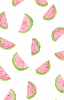 iPhone 6 Plus iPhone 4 iPhone 5 Wallpaper - Watermelon hand-painted ...
