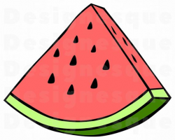 Watermelon Slice SVG, Watermelon SVG, Watermelon Slice Clipart, Watermelon  Files for Cricut, Cut Files For Silhouette, Dxf, Png, Eps, Vector
