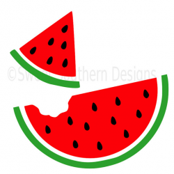 Collection of Watermelon slice clipart | Free download best ...