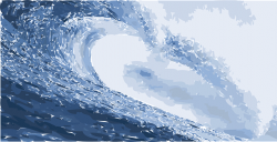 Cartoon Ocean Waves#4438724 - Shop of Clipart Library