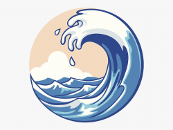 Ocean Wave Cartoon #2946987 - Free Cliparts on ClipartWiki