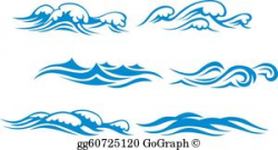 Waves Clip Art - Royalty Free - GoGraph