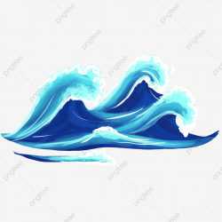 Wave Surf Cartoon Decoration, Waves, Spray, Decoration PNG ...