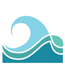 I like the bottom two waves and the color combination | Logo ...