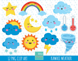50% SALE WEATHER clipart weather icons commercial use