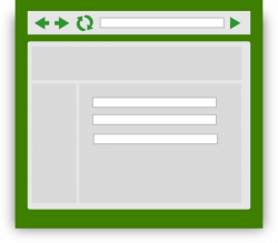 Web Browser With Green Tint Clip Art at Clker.com - vector clip art ...