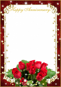 Wedding Frame Png With Flower Love
