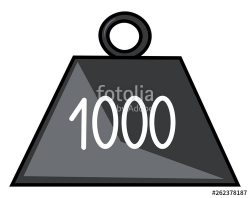 Clipart of 1kg weight/Clipart of 1-kilogram weight vector or ...