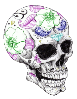What's Brewing in... The Psychedelic Teapot: Skulls & Skeletons ...