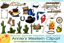Western Clipart ~ Illustrations ~ Creative Market