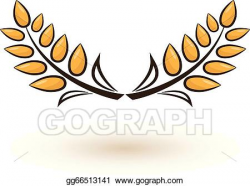 Vector Art - Abstract wheat. Clipart Drawing gg66513141 ...