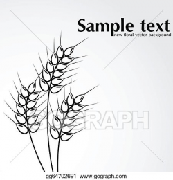 EPS Illustration - Abstract wheat background. Vector Clipart ...