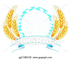 EPS Vector - Bavaria banner with wheat ears. Stock Clipart ...