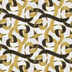 Greek key ribbon black and gold on marble giftwrap - victorialasher ...