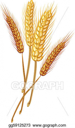 Clip Art Vector - Wheat. Stock EPS gg59125273 - GoGraph