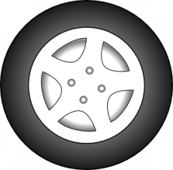 Wheel Chrome Rims Clip Art at Clker.com - vector clip art ...