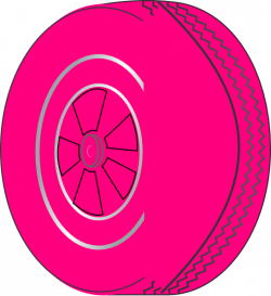 Pink Wheel Clip Art at Clker.com - vector clip art online, royalty ...
