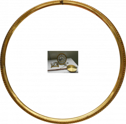 Gold Frame Round Clock Part by magicsart on DeviantArt