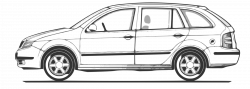 Clipart - fabia - side view