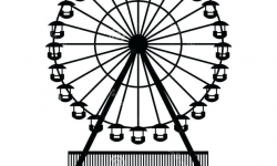 Simple Ferris Wheel Drawing at PaintingValley.com | Explore ...