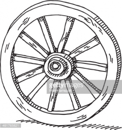 Wheel Sketch at PaintingValley.com | Explore collection of ...