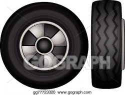 Clip Art Vector - Tyres. Stock EPS gg77723320 - GoGraph