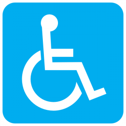 Blue Wheelchair Clip Art at Clker.com - vector clip art online ...