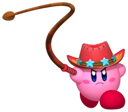 Kirby Holding A Whip transparent PNG - StickPNG
