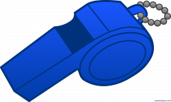 Whistle Blue Clip Art - Sweet Clip Art