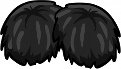 Image - Black Pompoms.png | Club Penguin Wiki | FANDOM powered by Wikia