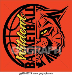 EPS Illustration - Wildcat basketball. Vector Clipart ...