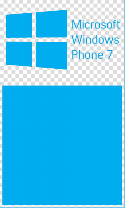 Metro Win Phone , blue Microsoft Windows Phone transparent ...