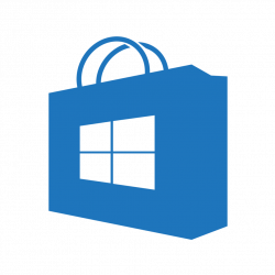 Windows Store icon (transparent/blue) (homemade) by bannax1994 on ...