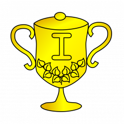 Public Domain Clip Art Image | Golden Trophy | ID: 13932403217926 ...