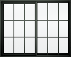 Black Window Frame transparent PNG - StickPNG